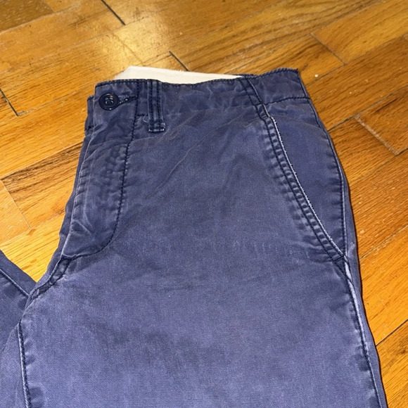 💥GAP KIDS BOYS NAVY BLUE LINED PANTS BOTTOMS 16 REG COTTON CHINO 2016 Collection - Picture 2 of 12
